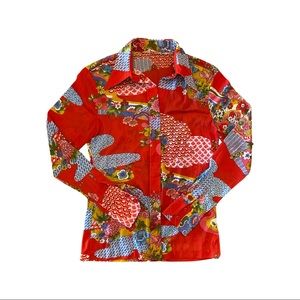 Vintage Semi Sheer Blouse